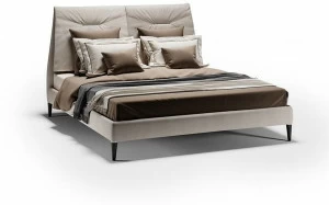 Reflex Кожаная кровать с высоким изголовьем Soft