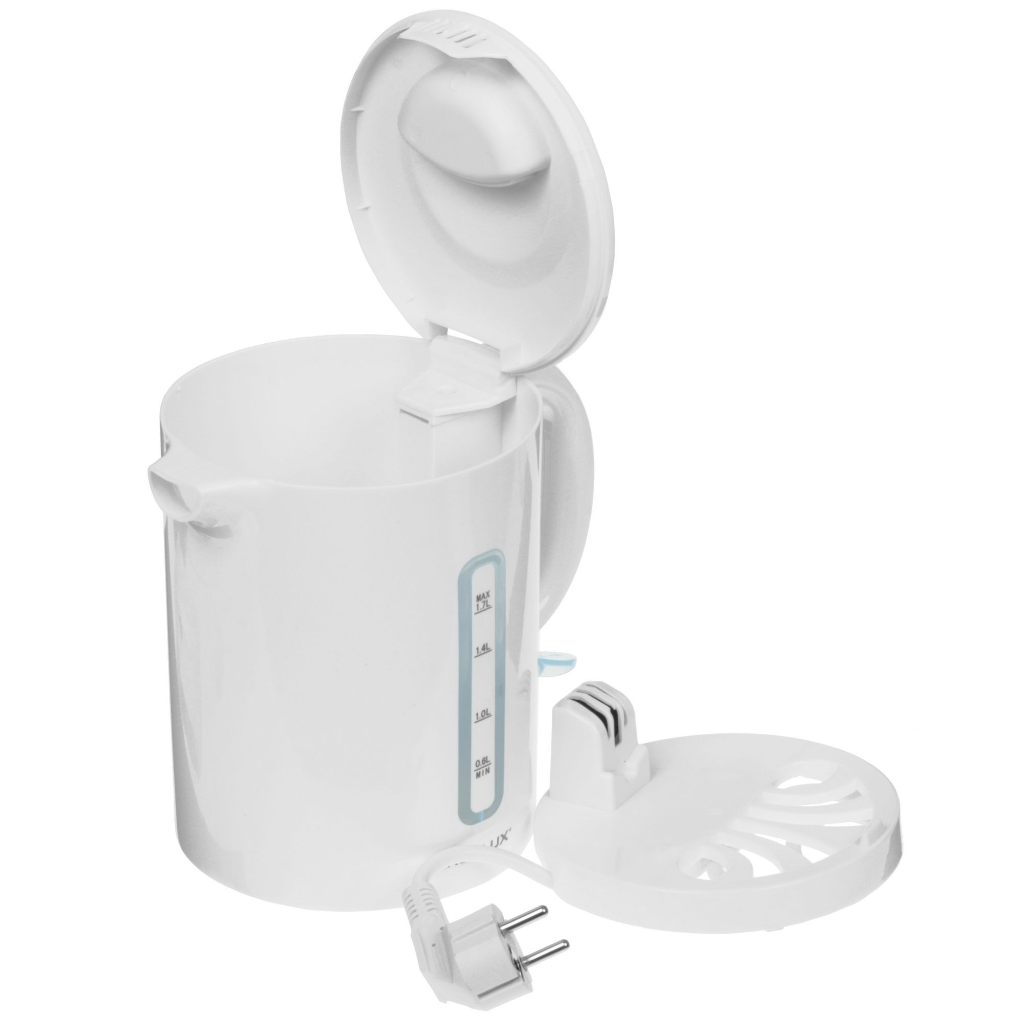 5368460 Электрочайник ERGOLUX ELX-KH01-C01 белый STDN-0001897 - Вид №4