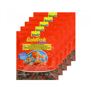 Т0042774*5 Корм для рыб Goldfisch Colour в хлопьях для улучшения окраса золотых рыб 12г (упаковка - 5 шт) TETRA