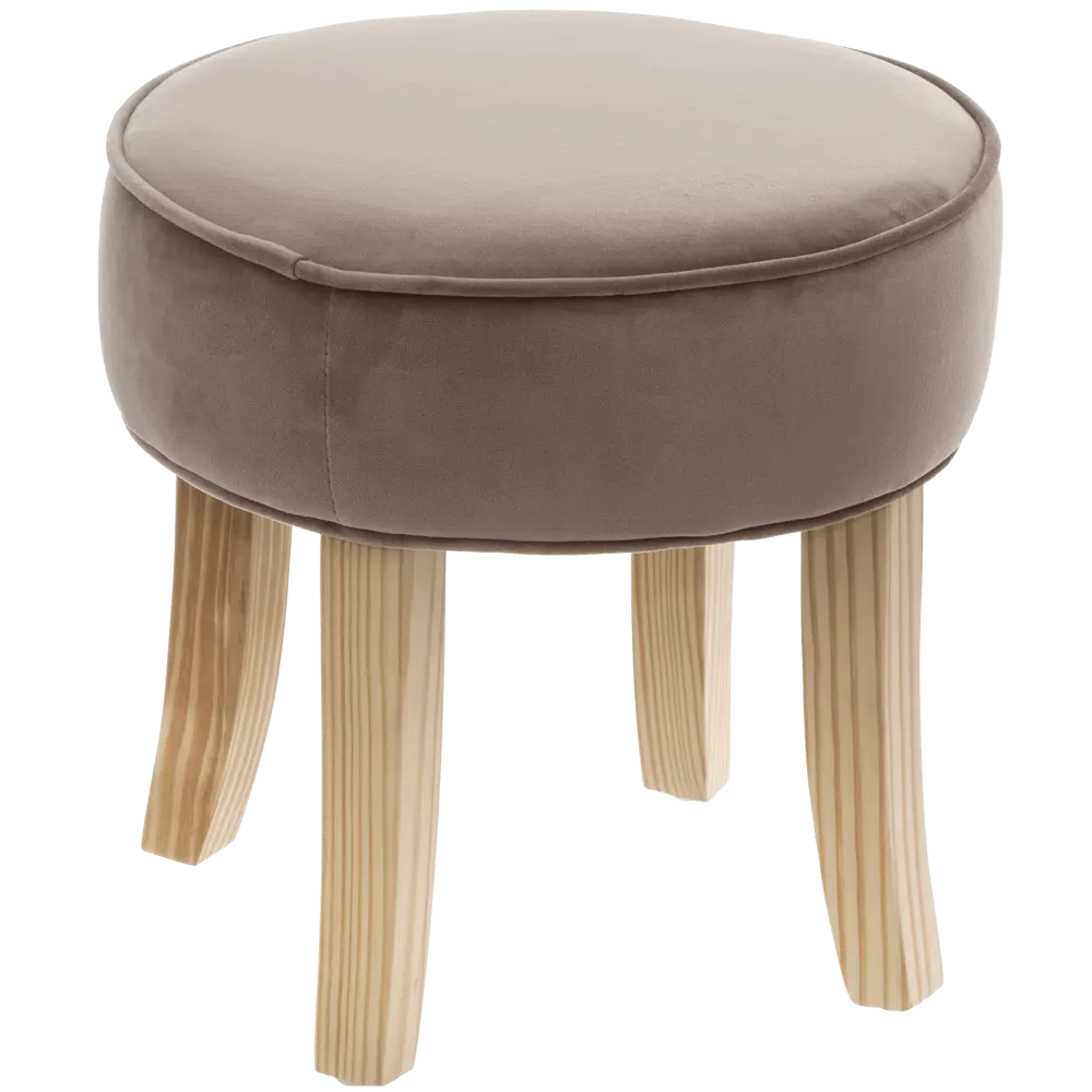 Табурет с мягкой обивкой цвет коричневый Atmosphera STLM-2134446