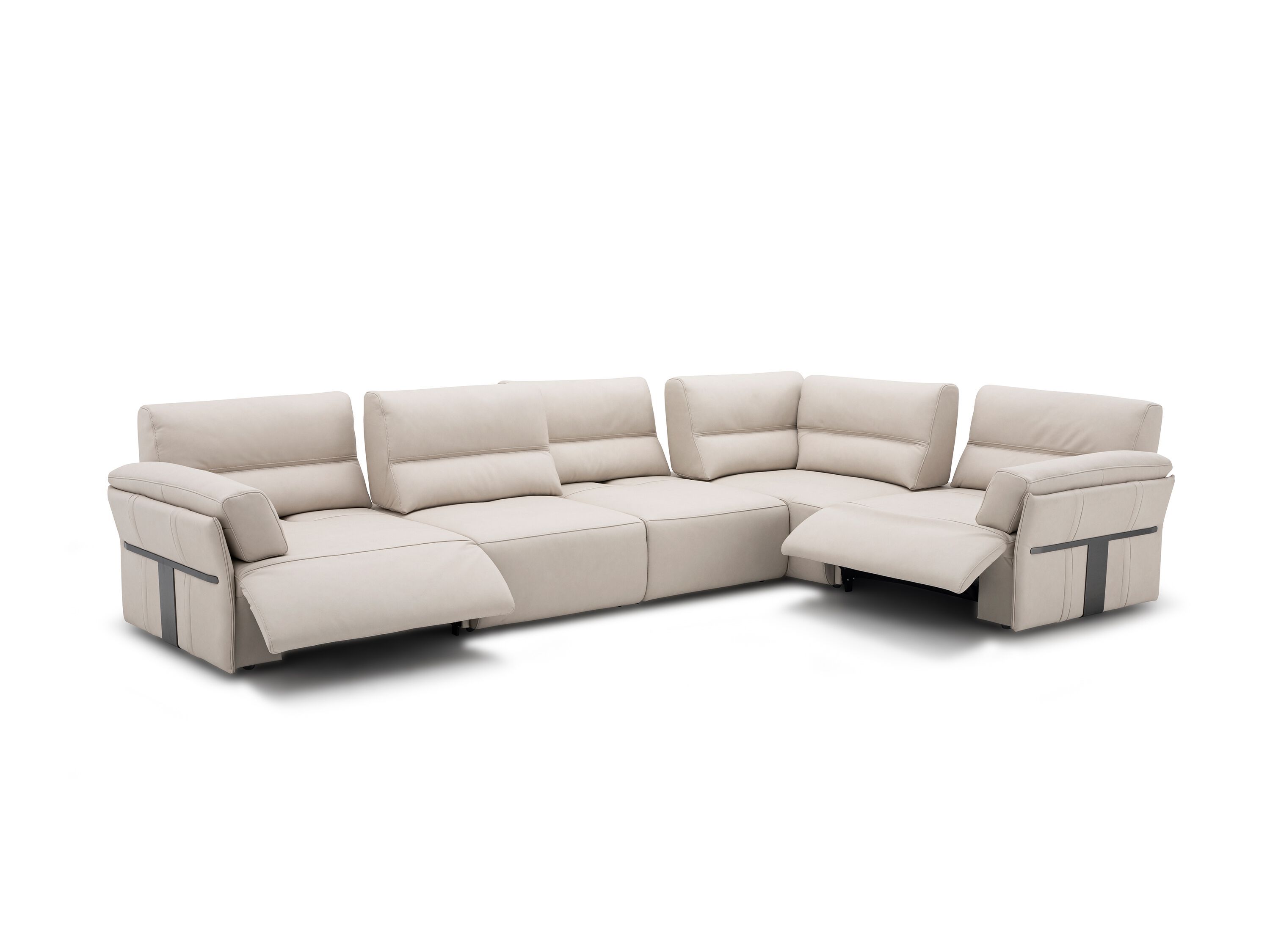 Кожаный угловой диван на 6 мест и более с электрическим движением CAMPO DE' FIORI SOFIA ARCH-00033020 - Вид №1