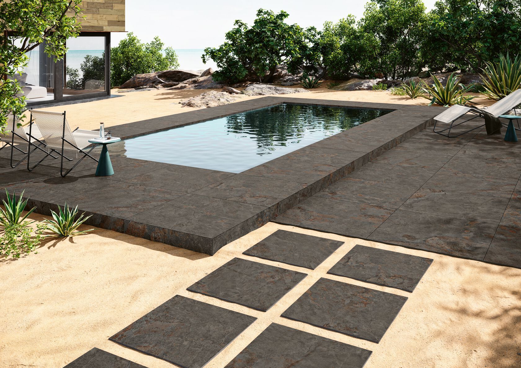 Пол из керамогранита с эффектом камня MARGRES THUNDER ARCH-00047084 - Вид №7