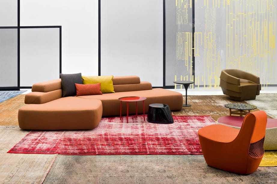 Секционный диван из ткани или кожи MOROSO Rift ARCH-00051039 - Вид №4