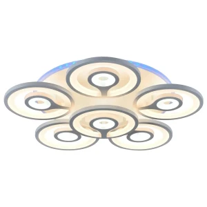 91278866 Светодиодная люстра 8070/5+1 WHT 168W+11W RGB, Profit Light STLM-1353025