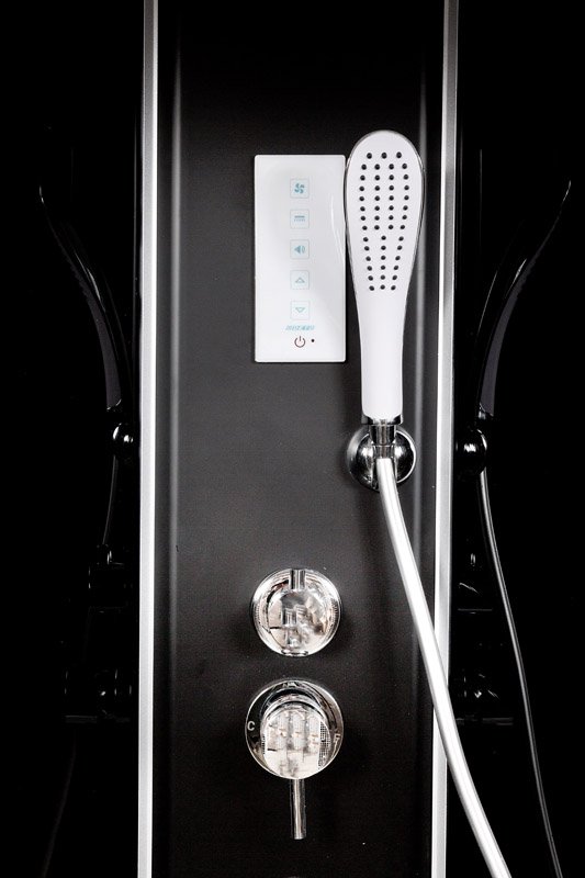 BМ4510 стандартная BLACK Душевая кабина DETO Серия ВМ L 810 с гм. и эл. BLACK - Вид №18