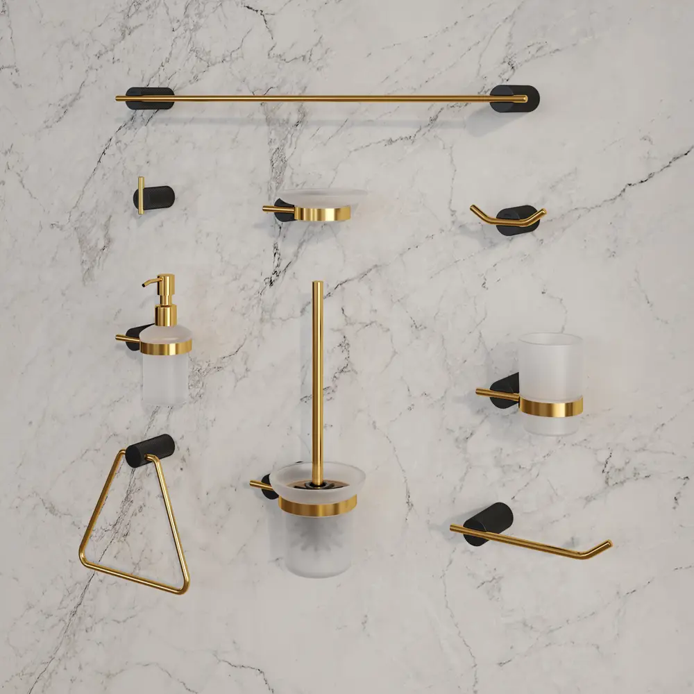 89379392 Мыльница Iddis Art LMARTSG0Zi42 подвесная стальная цвет золото STLM-1569856 - Вид №3