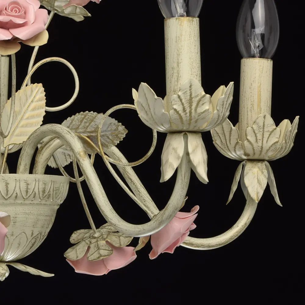 Люстра Букет 5xE14x60 Вт, металл, цвет белый MW-Light STLM-2163340 - Вид №9