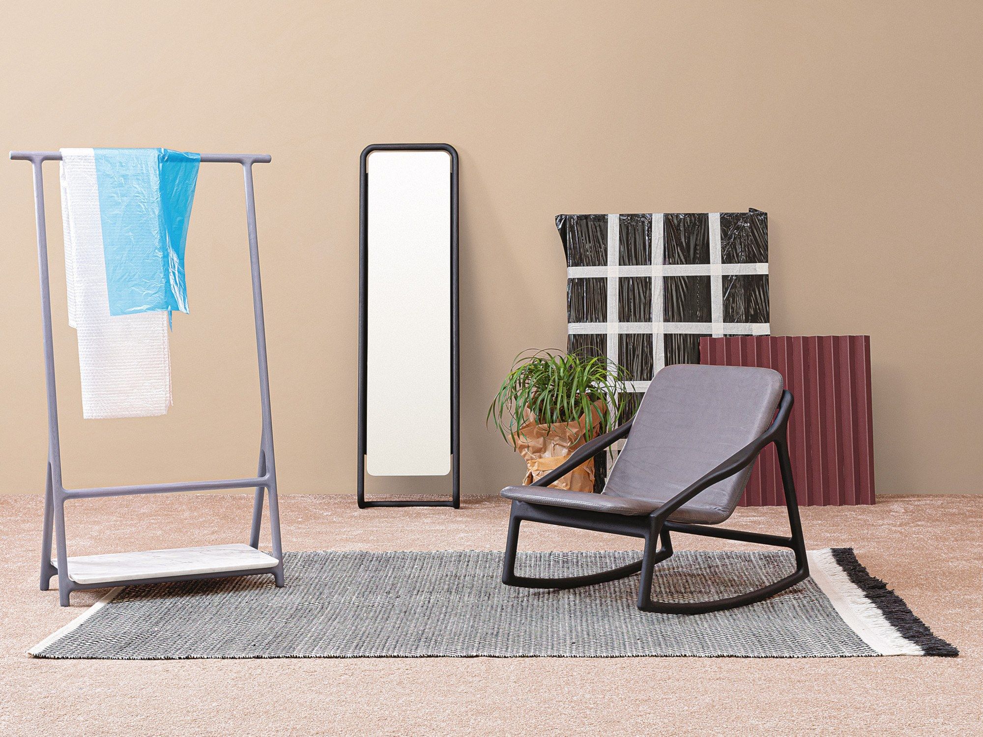 Кресло-качалка из массива дерева Woak Marshall ARCH-00110840 - Вид №3