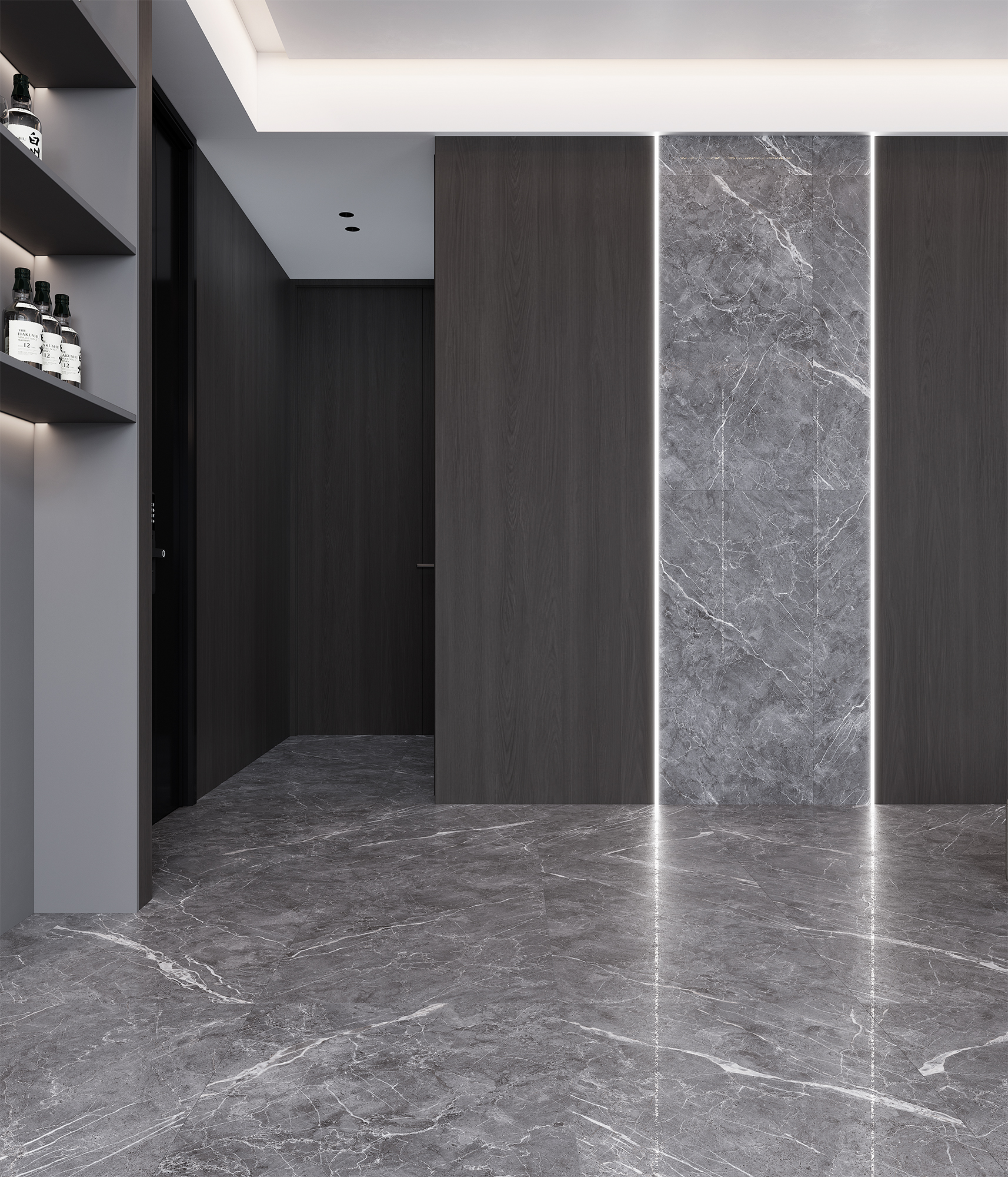 Керамогранит ESPERIA GRIGIO LAPPATO 60х120 Arcadia Ceramica CL4003-A - Вид №1