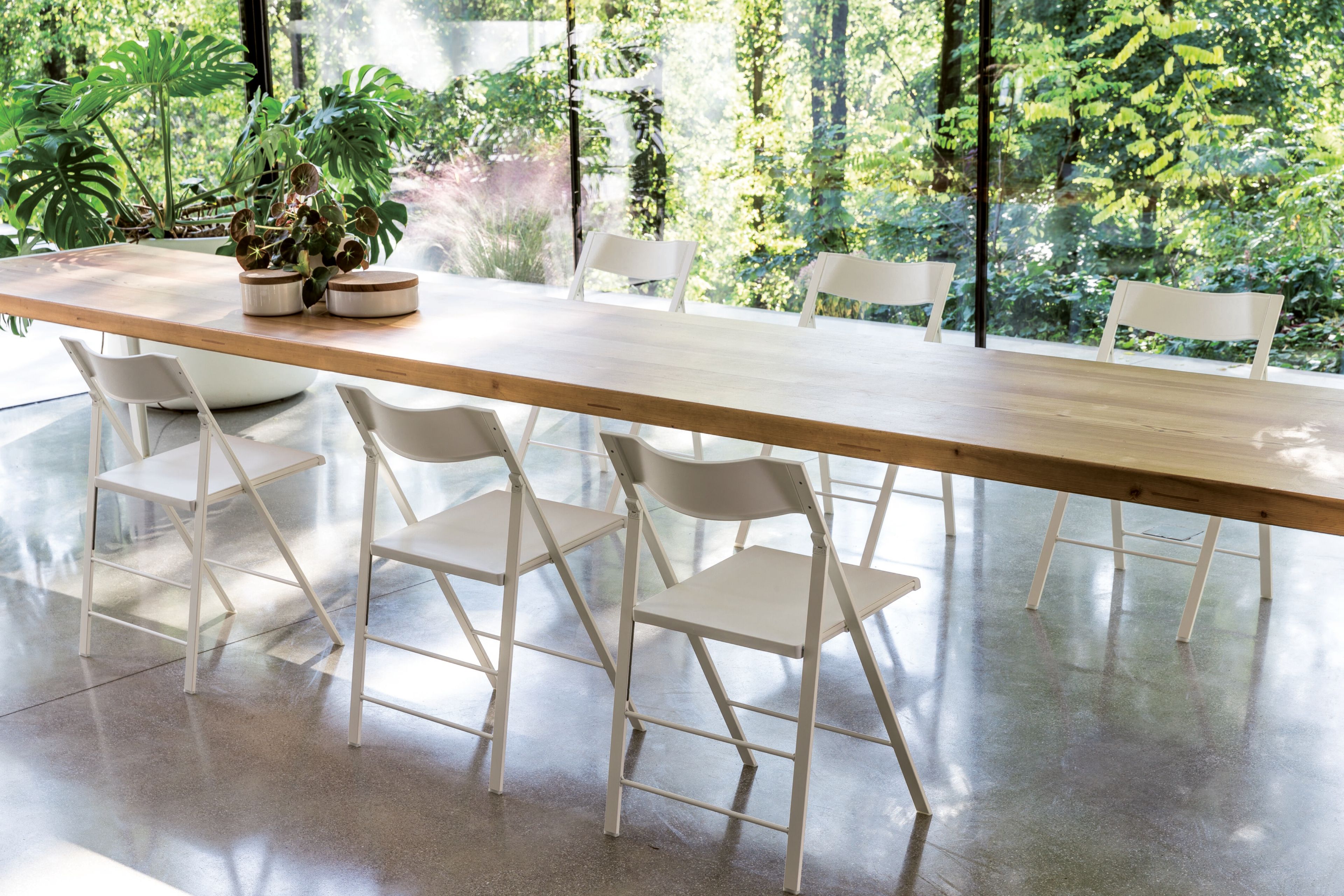 Складной стул из полипропилена Arredo Creativo тонкий ARCH-00045287 - Вид №1