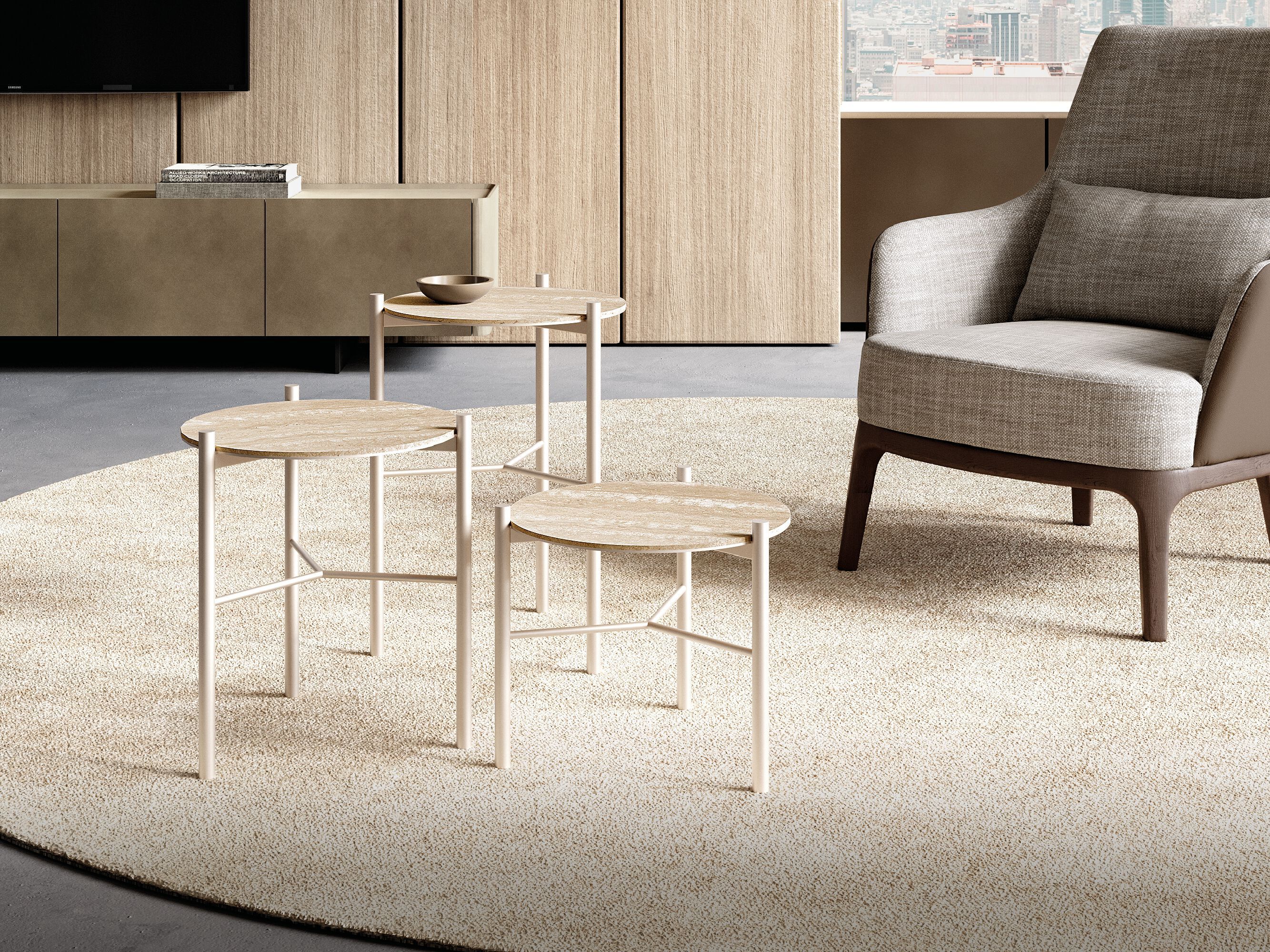 Круглый керамический журнальный столик EFORMA JACK ARCH-00127419 - Вид №2