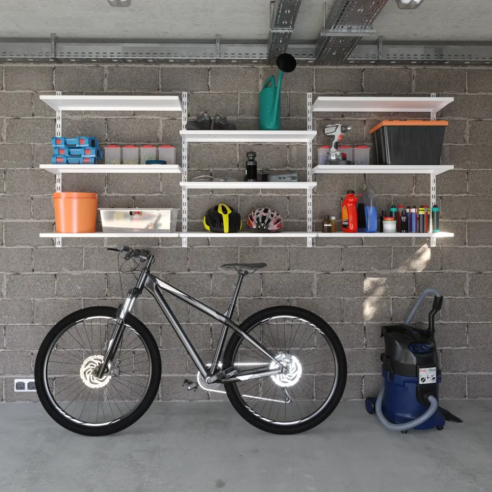 Направляющая двухрядная Spaceo 100 см цвет белый STLM-2143212 - Вид №5