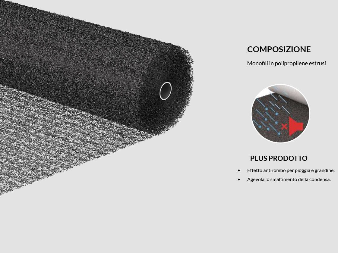 Полипропиленовый коврик для слоя сепаратора против конденсации в металлической кровле ONDULINE ITALIA ONDUTISS ARCH-00111980 - Вид №1