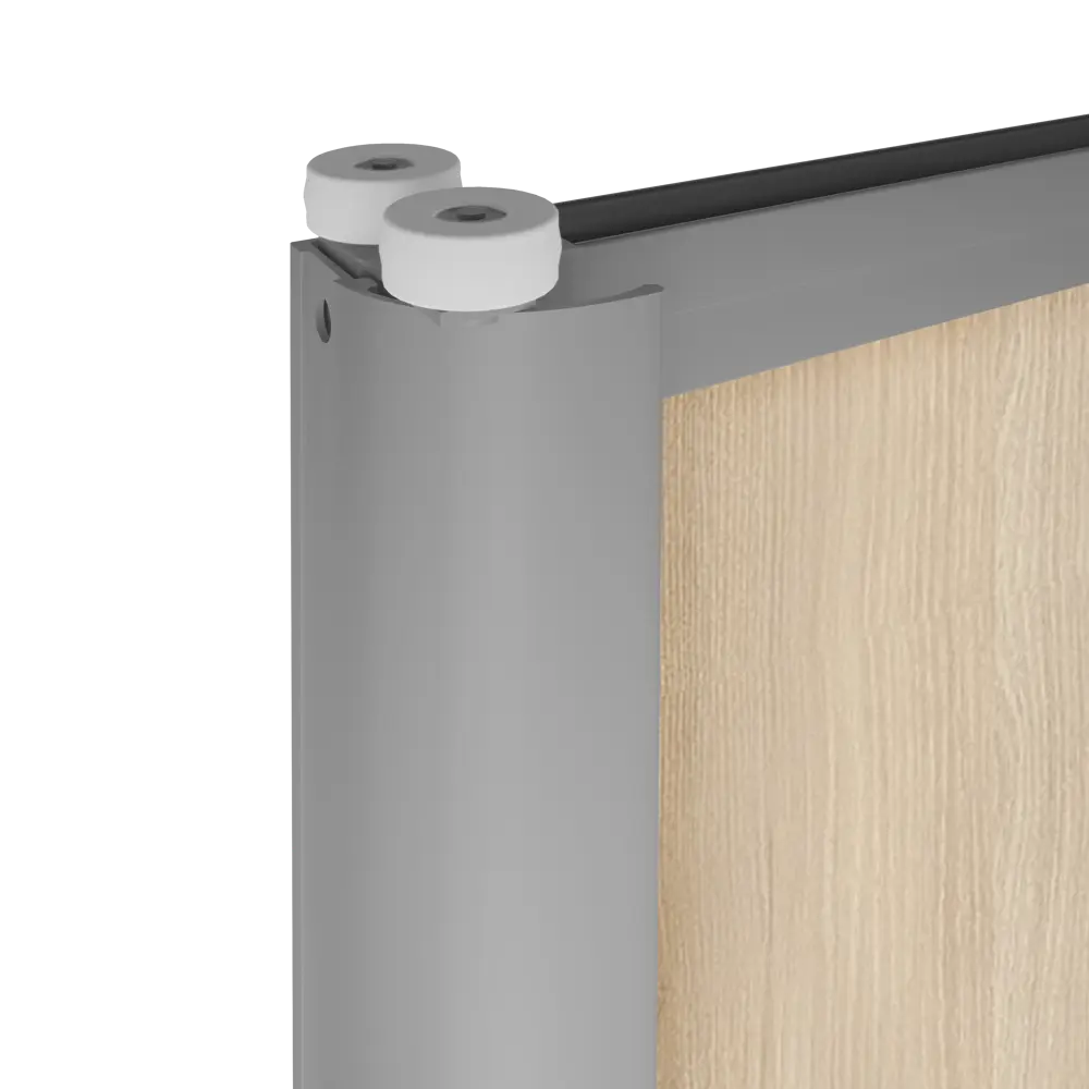 Дверь-купе Spaceo 2455x704 мм, высота проема 2500 мм, ЛДСП, цвет акация светлая STLM-2007405 - Вид №2