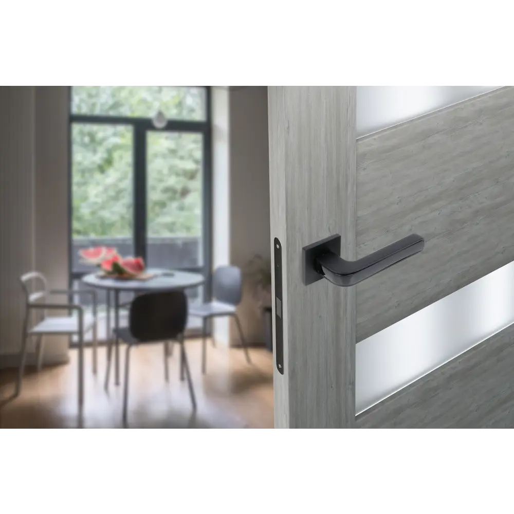 Дверные ручки Edson EDS-125H-Q2 в элегантном черном исполнении 85170400 STLM-0059396 - Вид №7