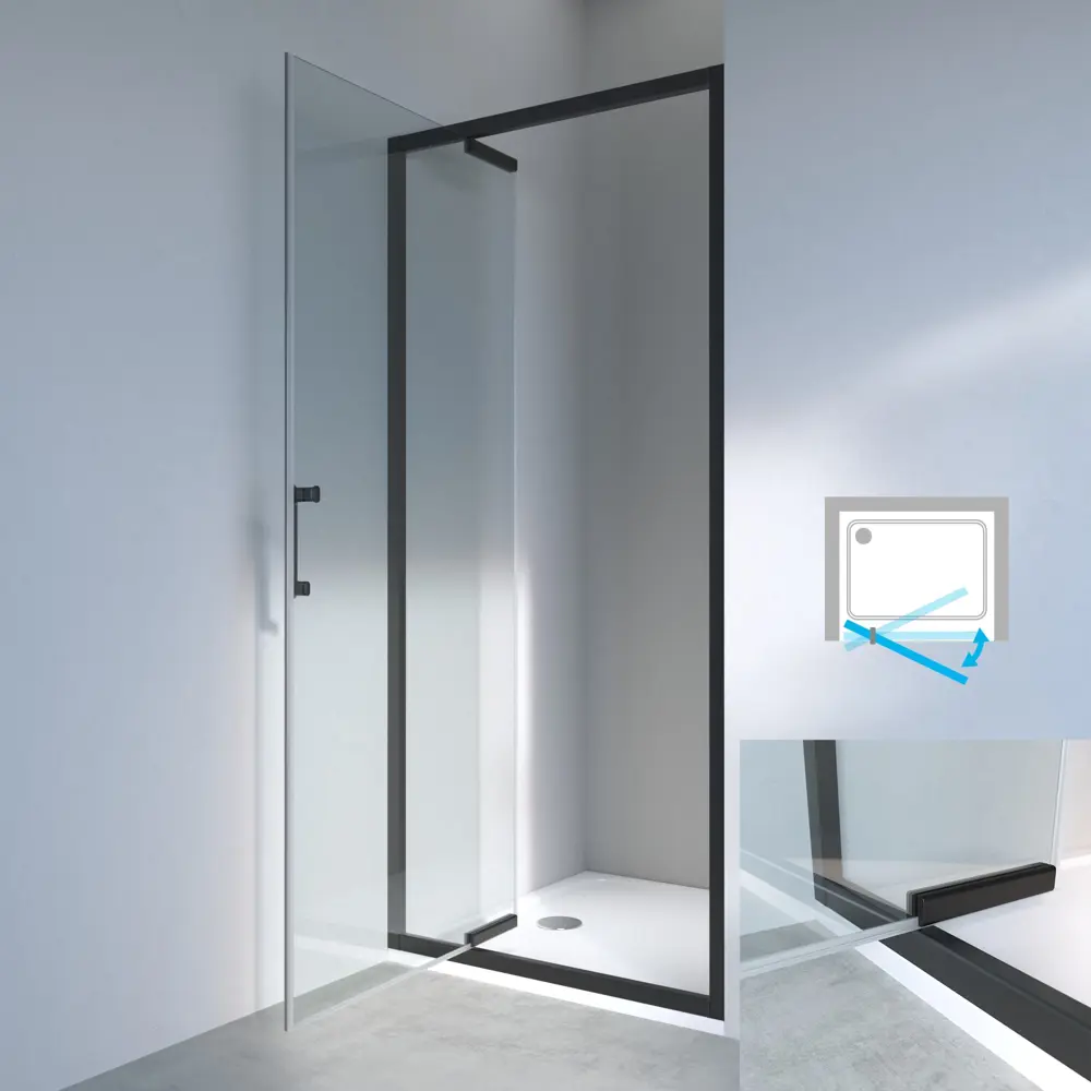 Комплект стекол для душевой двери Sensea Easy 90x190 см STLM-2171549 - Вид №27
