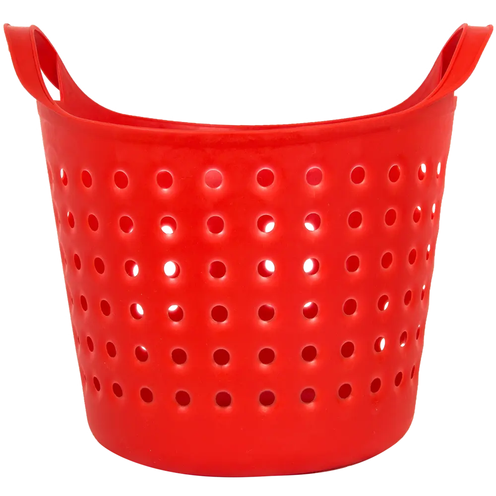 Корзинка Soft 20.61×22.21×17.4 см 4.1 л пластик цвет красный BEROSSI STLM-2050764 - Вид №5