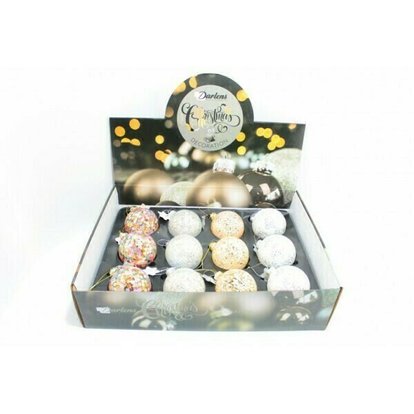 524945 Стеклянный шар 8 см, в ассортименте Santreyd 