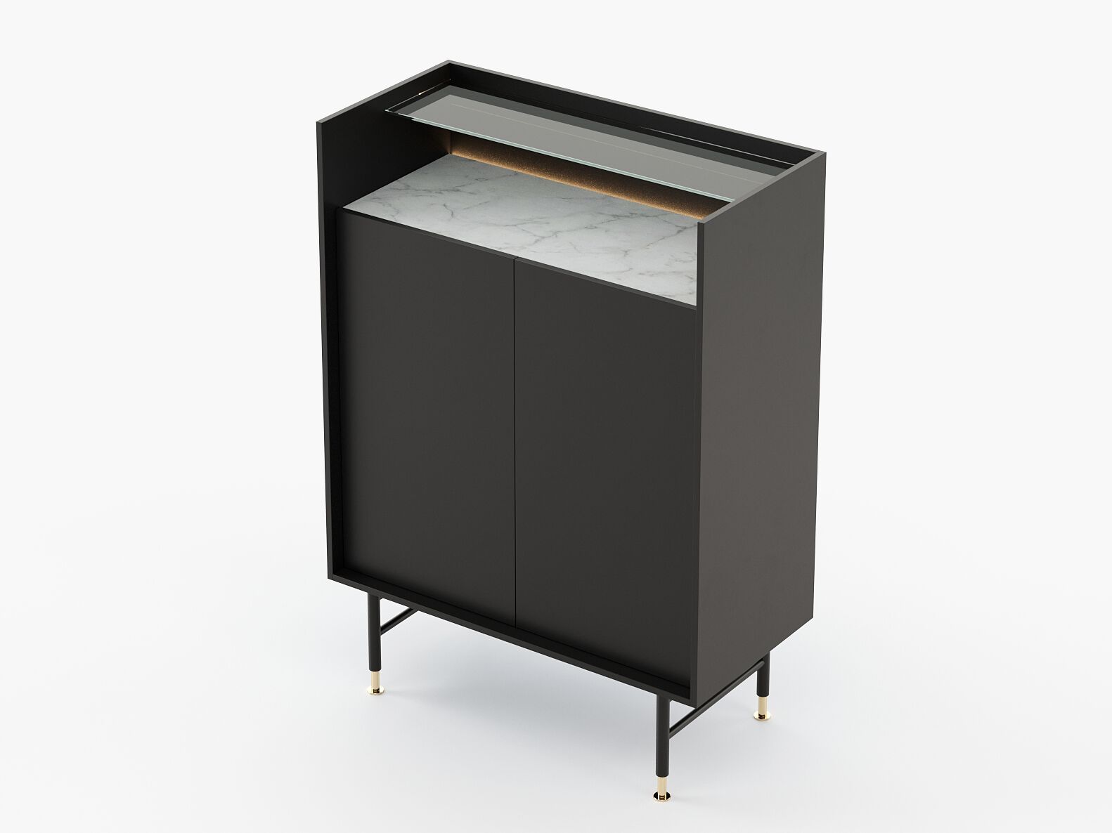 Деревянный барный шкаф со встроенным освещением Laskasas Essence ARCH-00085080 - Вид №7