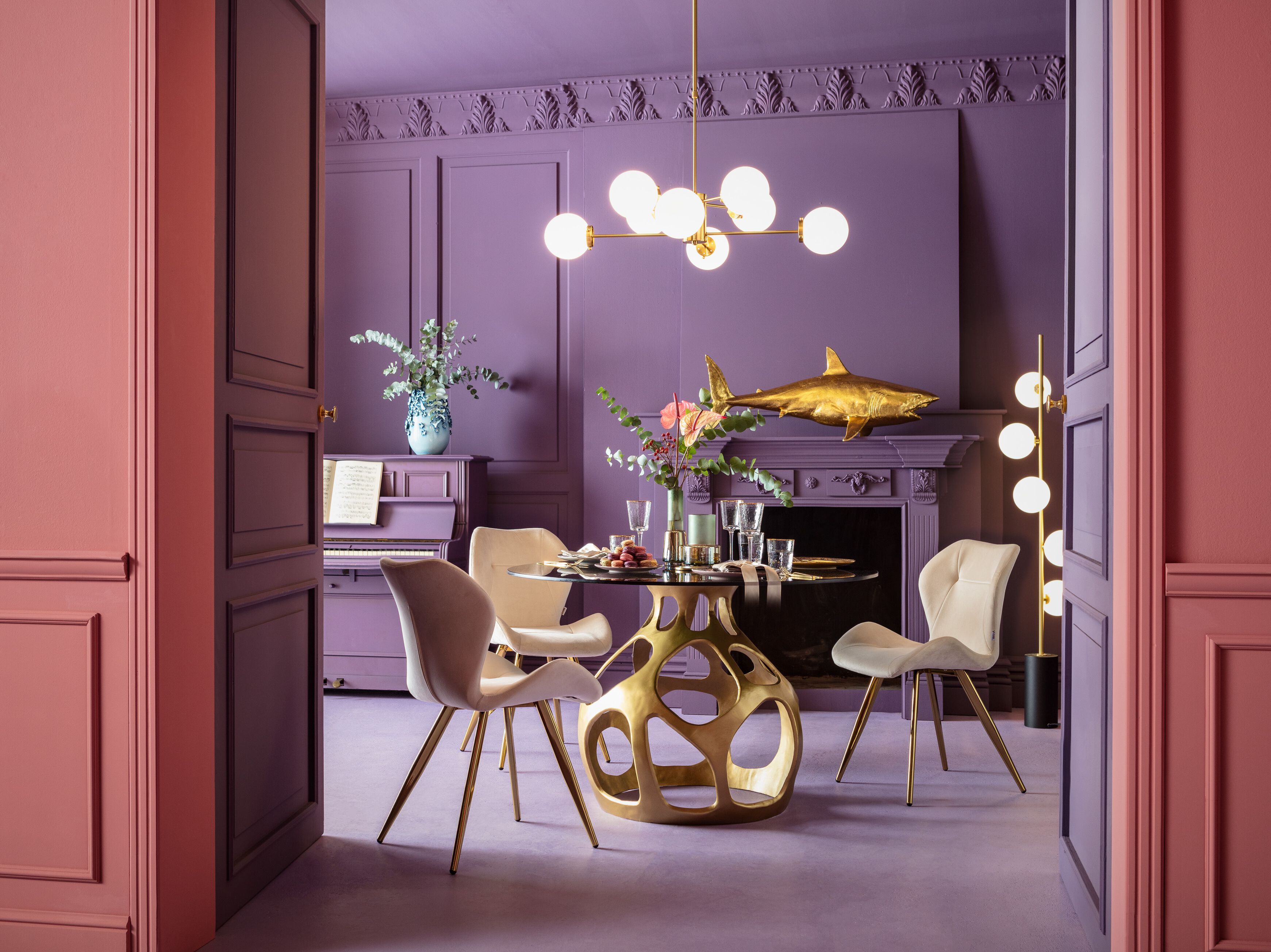 Мягкий стул из ткани KARE Design VIVA ARCH-00085385 - Вид №5