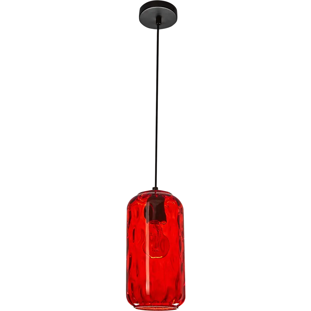 Светильник подвесной 10177/1S 1 лампа цвет черно-красный Escada STLM-2203679 - Вид №2