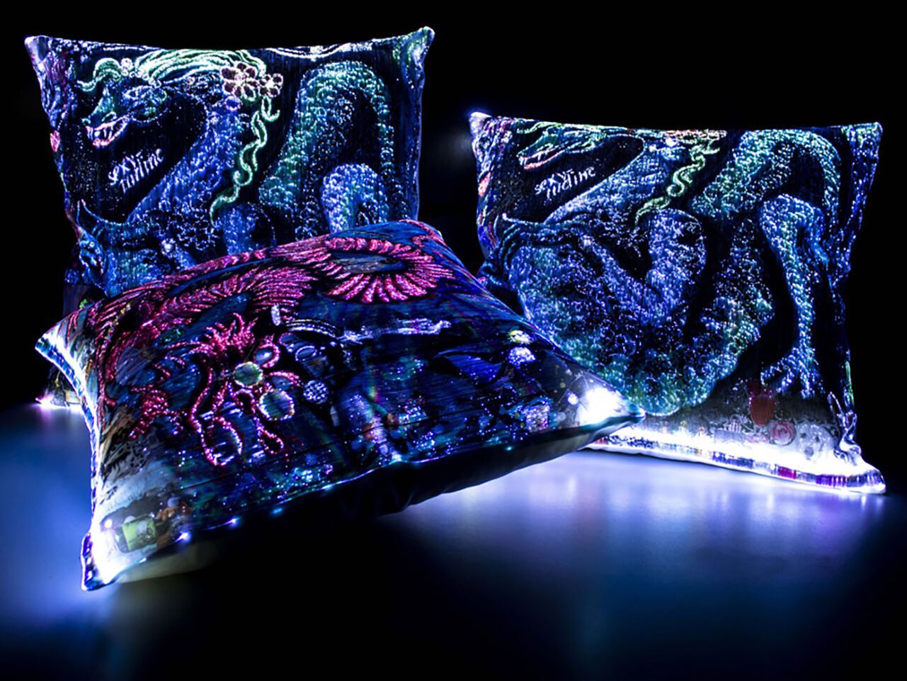 Светящаяся подушка из ткани с оптическим волокном DREAMLUX® Cuscini ARCH-00054236 - Вид №5