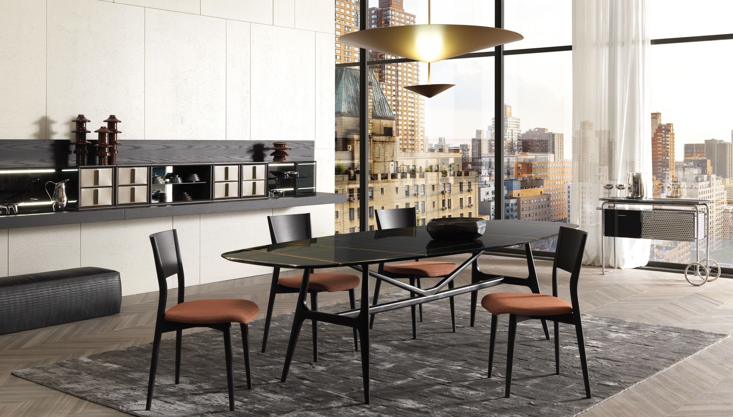 Прямоугольный мраморный стол MisuraEmme GAUDÌ ARCH-00115866 - Вид №2