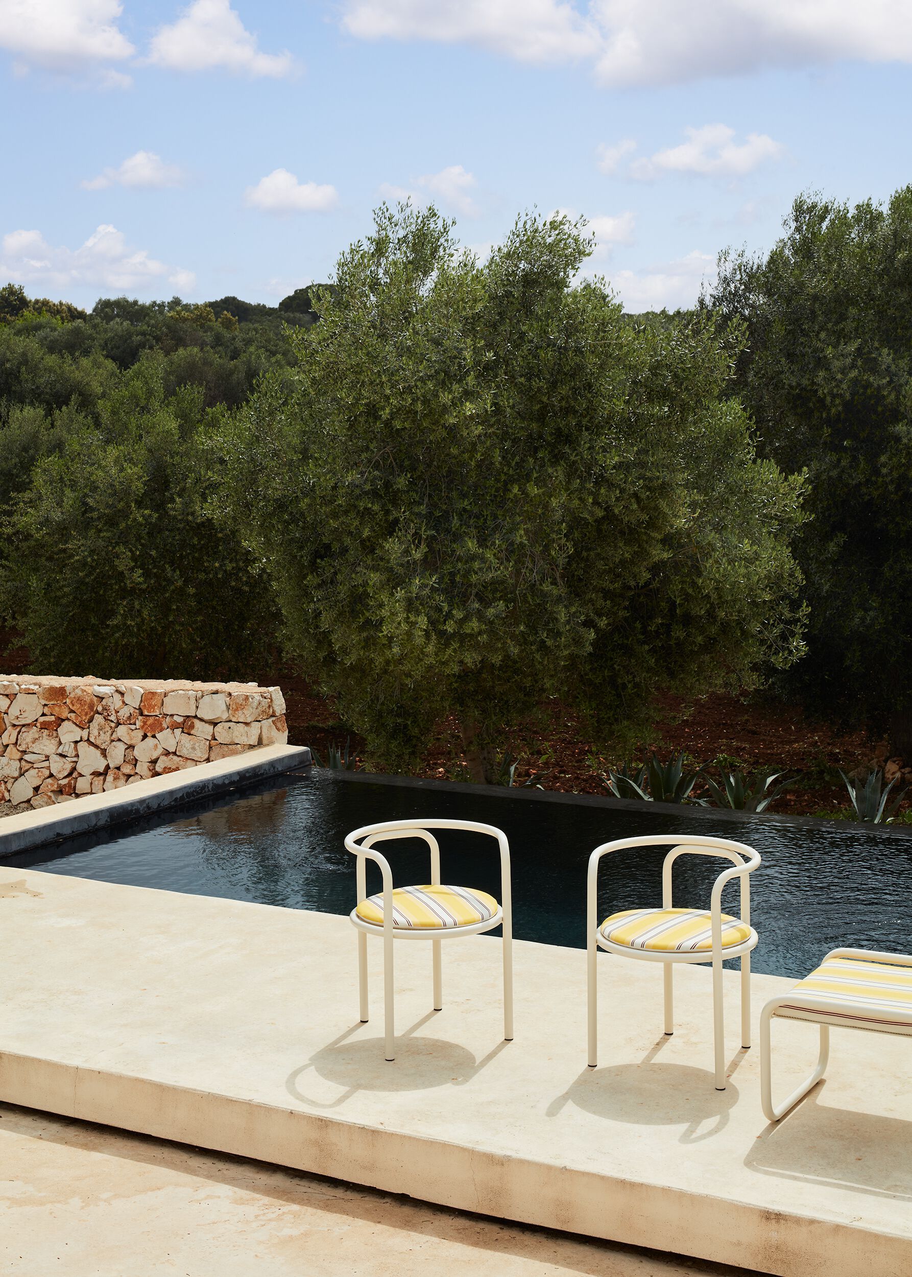 Тканевая квадратная Садовая подставка для ног Exteta Jacquemus + Exteta Special Re-Edition ARCH-00121525 - Вид №6