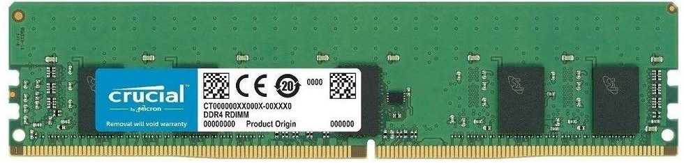 CT8G4RFS8266 8gb ddr4 2666 mt/s (pc4-21300) cl19 single rank x8 ecc registered dimm 288pin Crucial Santreyd 