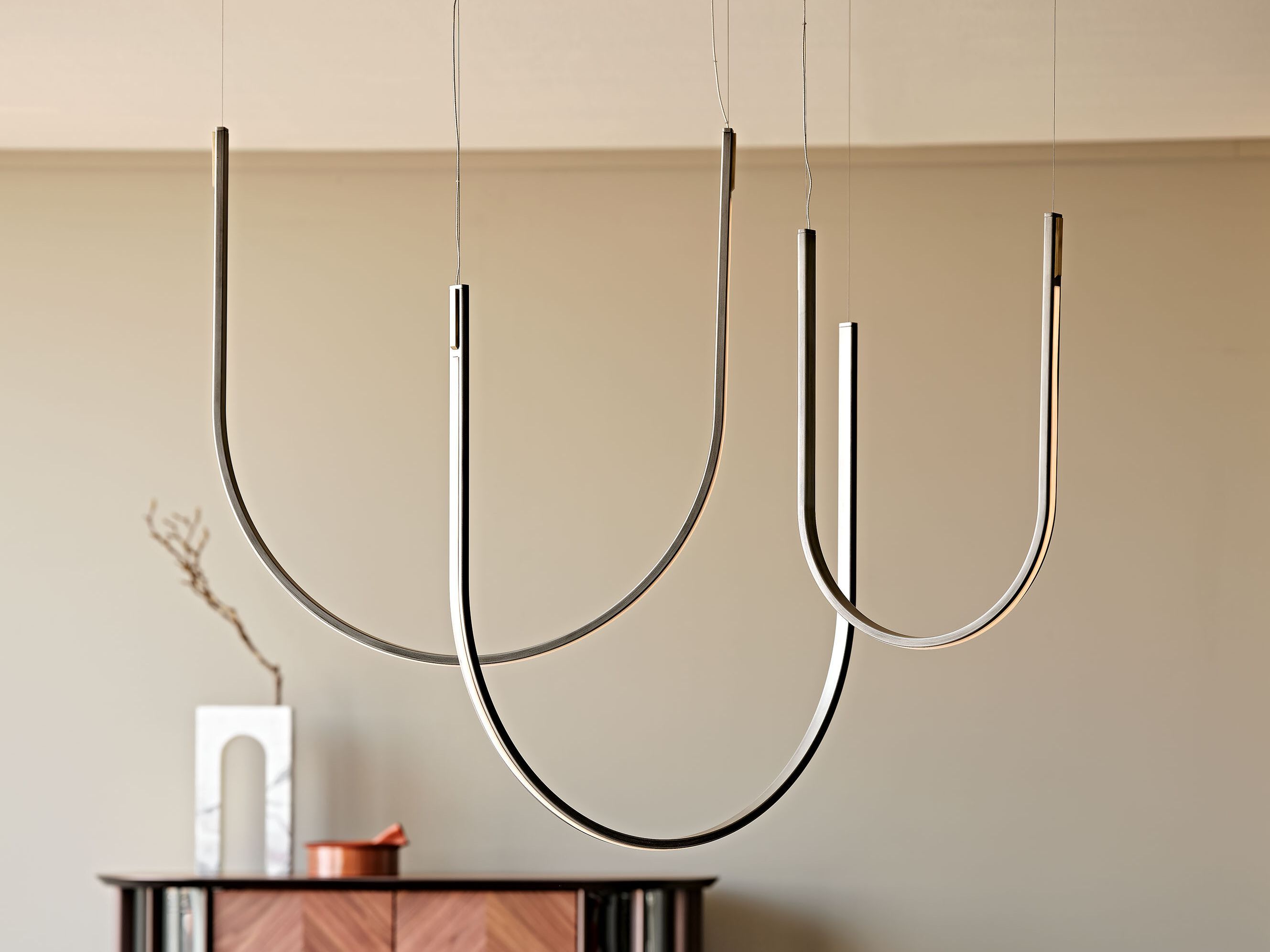 Стальной подвесной светильник Cattelan italia NAHUN ARCH-00058994