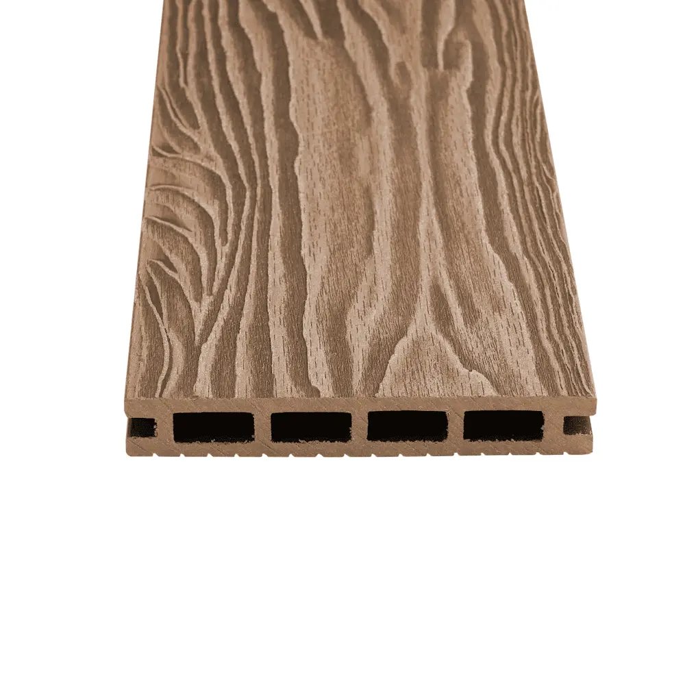 Террасная доска ДПК Прима Groentec цвет Дуб 3000x145x22 мм Вельвет 0.44 м² STLM-2107363 - Вид №2