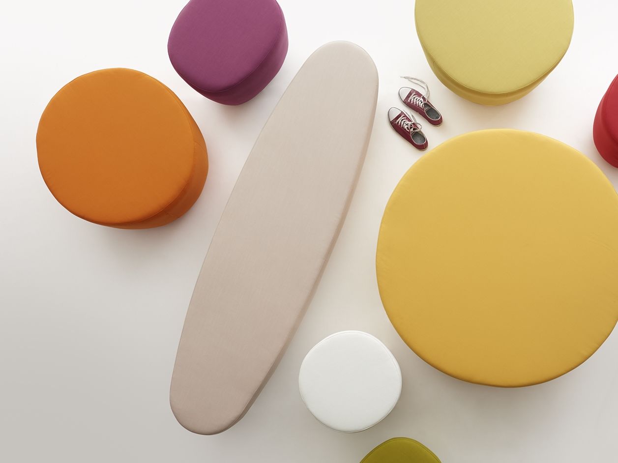 Овальный пуф из ткани Manerba CUP ARCH-00001800 - Вид №1