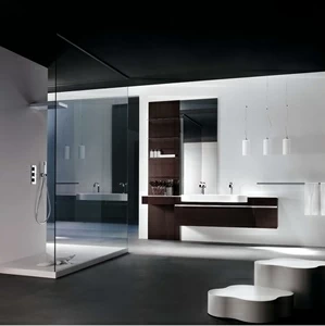 Комбинация ванной комнаты KU 60 в отделке F11 Crema Clara / Feel 120 MillTek / Wengè MILLDUE KUBIK