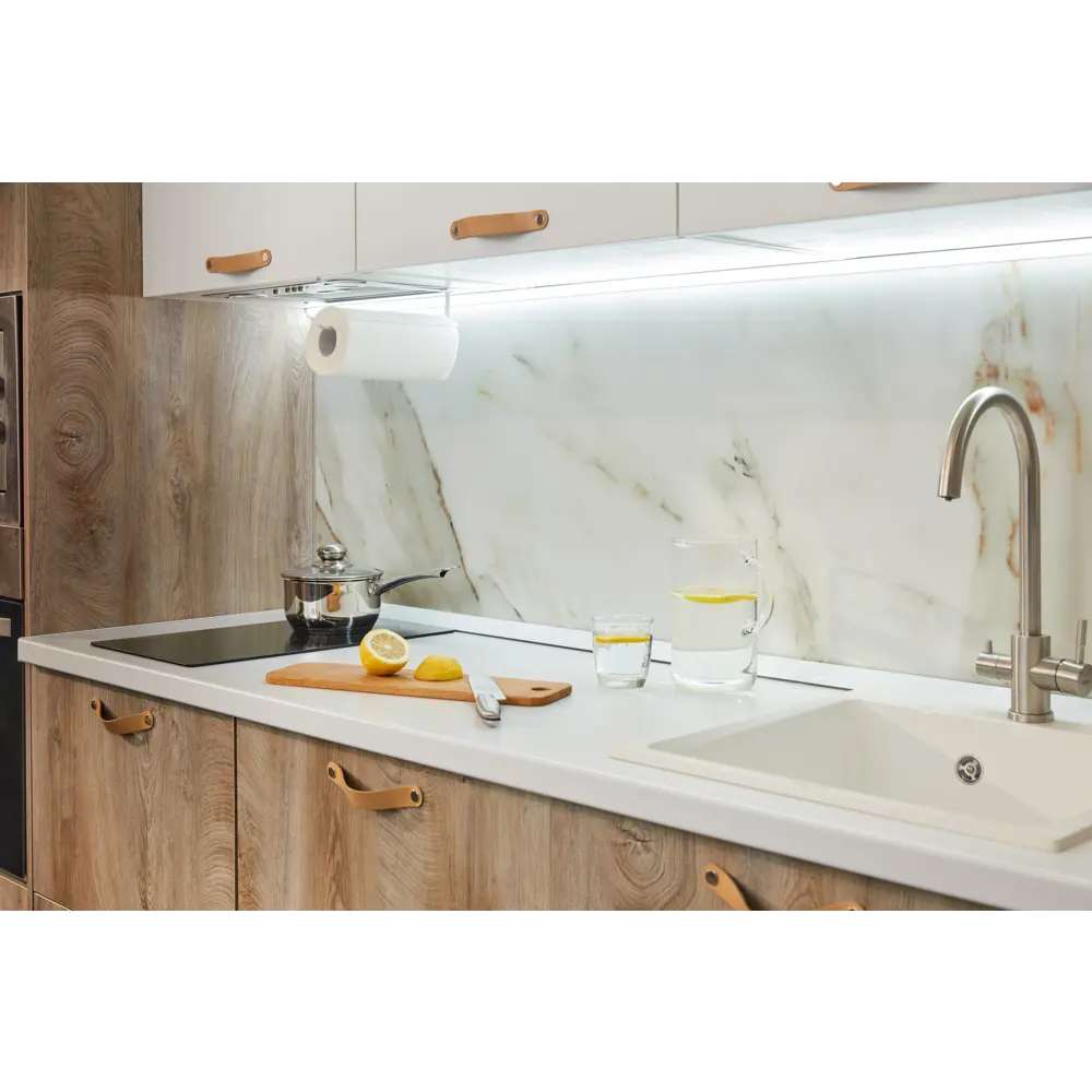 Фальшпанель для колонки София 214.4x58 см KONSENSA ДСП цвет белый София белая STLM-2141314 - Вид №7