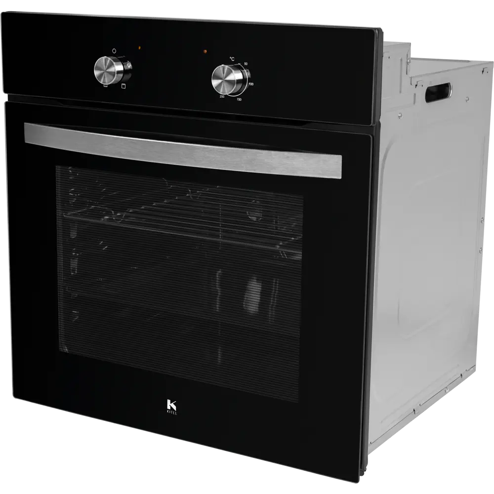 Электрический духовой шкаф Kitll KOB 6001 BLACK 59.5x59.5x53 см цвет чёрный STLM-2210063 - Вид №2