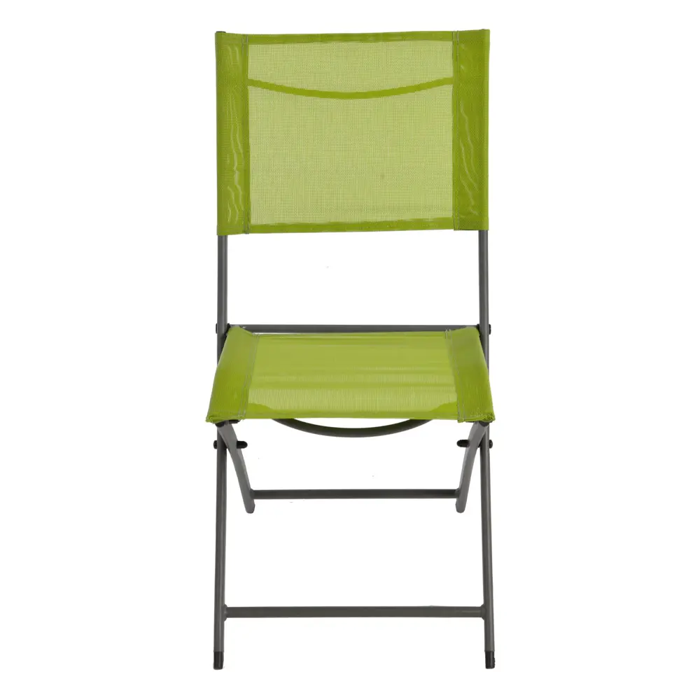 Стул садовый Дэнвер складной металл зеленый NATERIAL STLM-2084537 - Вид №1