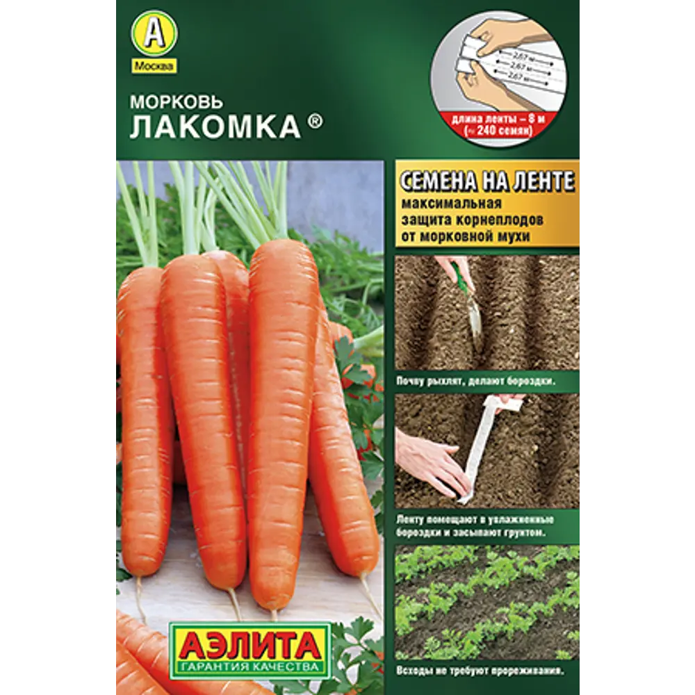 Морковь «Лакомка» (Лента) 13885688 STLM-2049841 Santreyd 