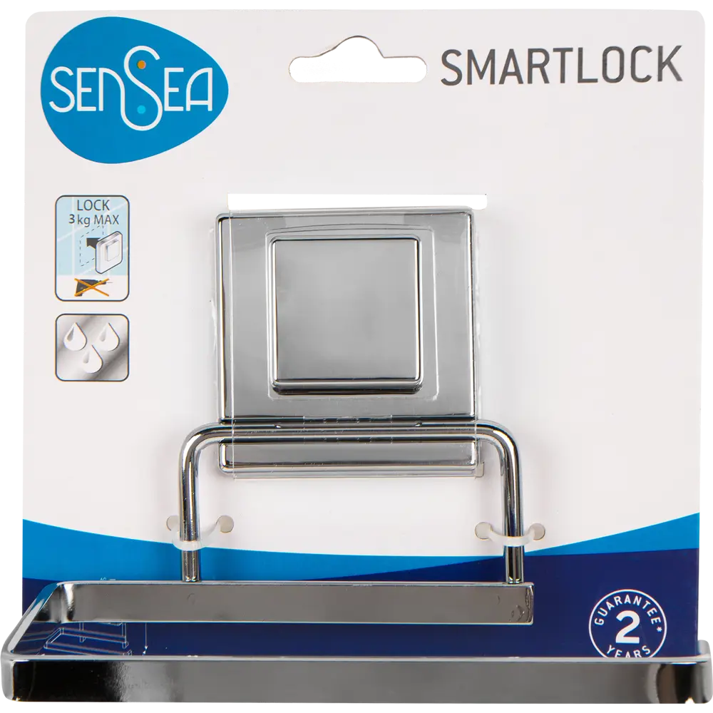 Держатель для туалетной бумаги Sensea «Smart Lock» на присоске, цвет хром STLM-2090697 - Вид №4