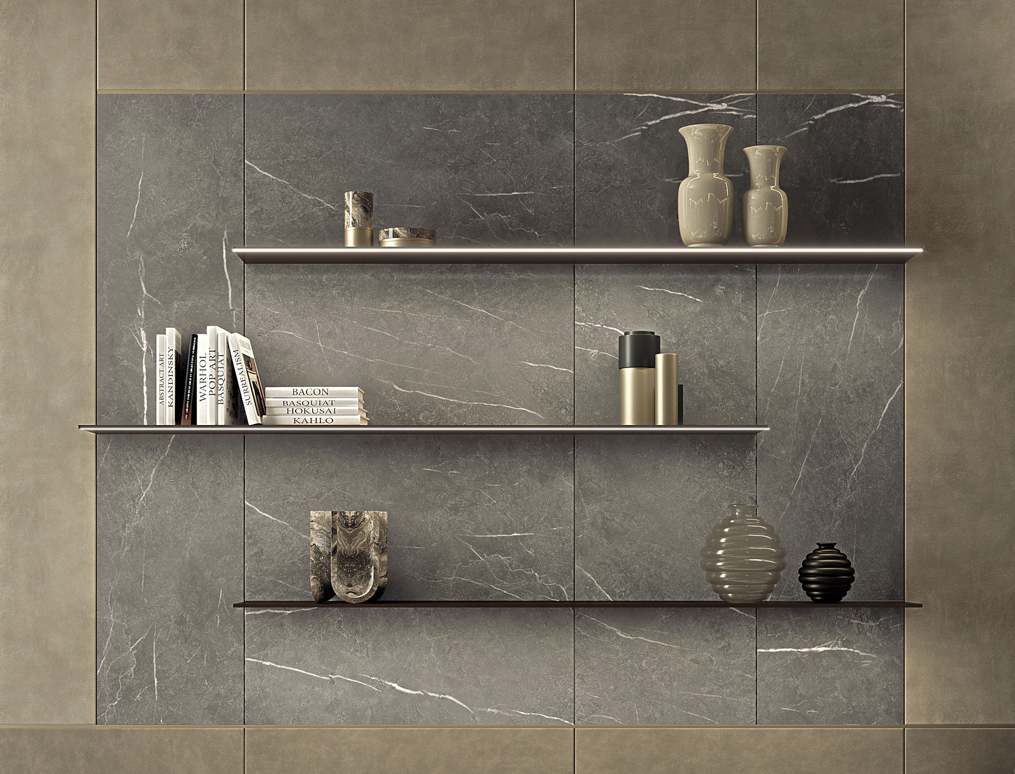 Обшивка из кожи Longhi FOREVER SYSTEM LIVING ARCH-00074695 - Вид №12