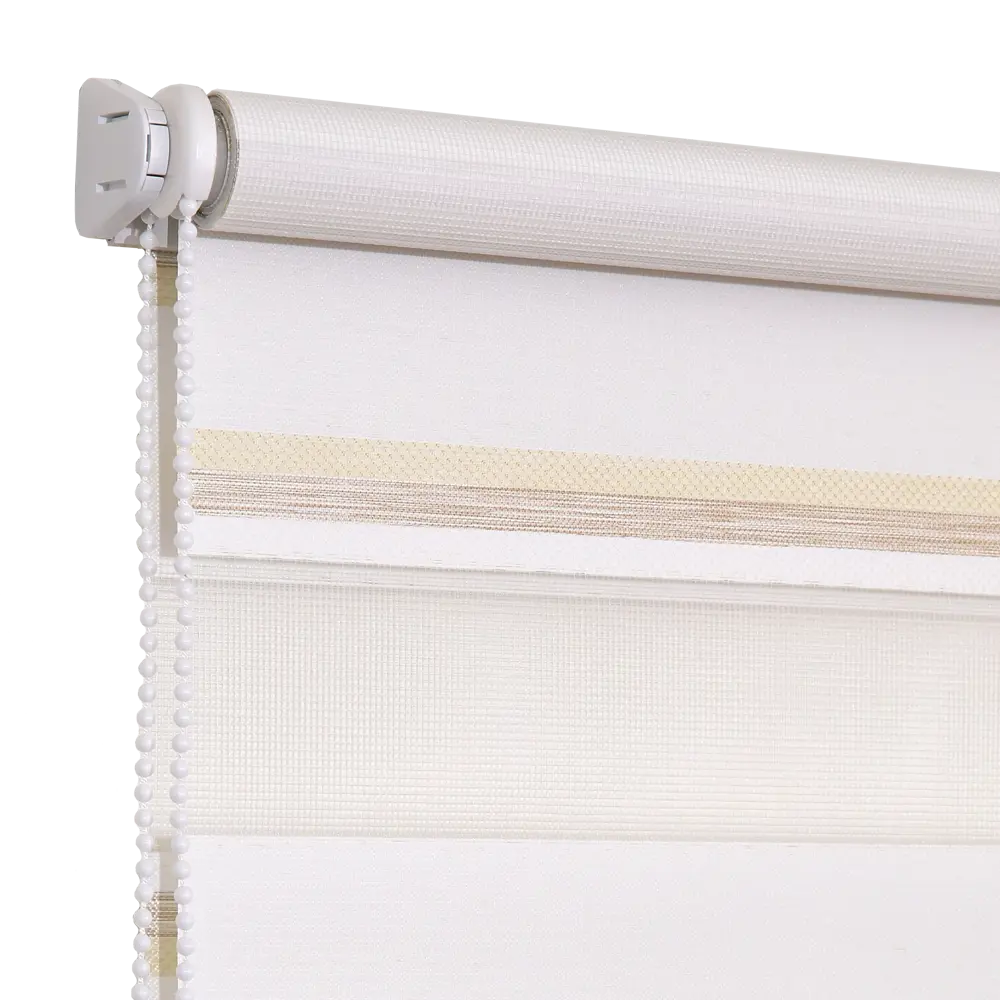 Штора рулонная день-ночь Лечче 40x160 см бежево-молочная MIAMOZA STLM-2205301 - Вид №1