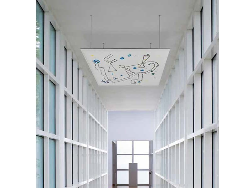 Акустическая подвесная панель из ткани Caimi Brevetti Snowsound Art ARCH-00019532