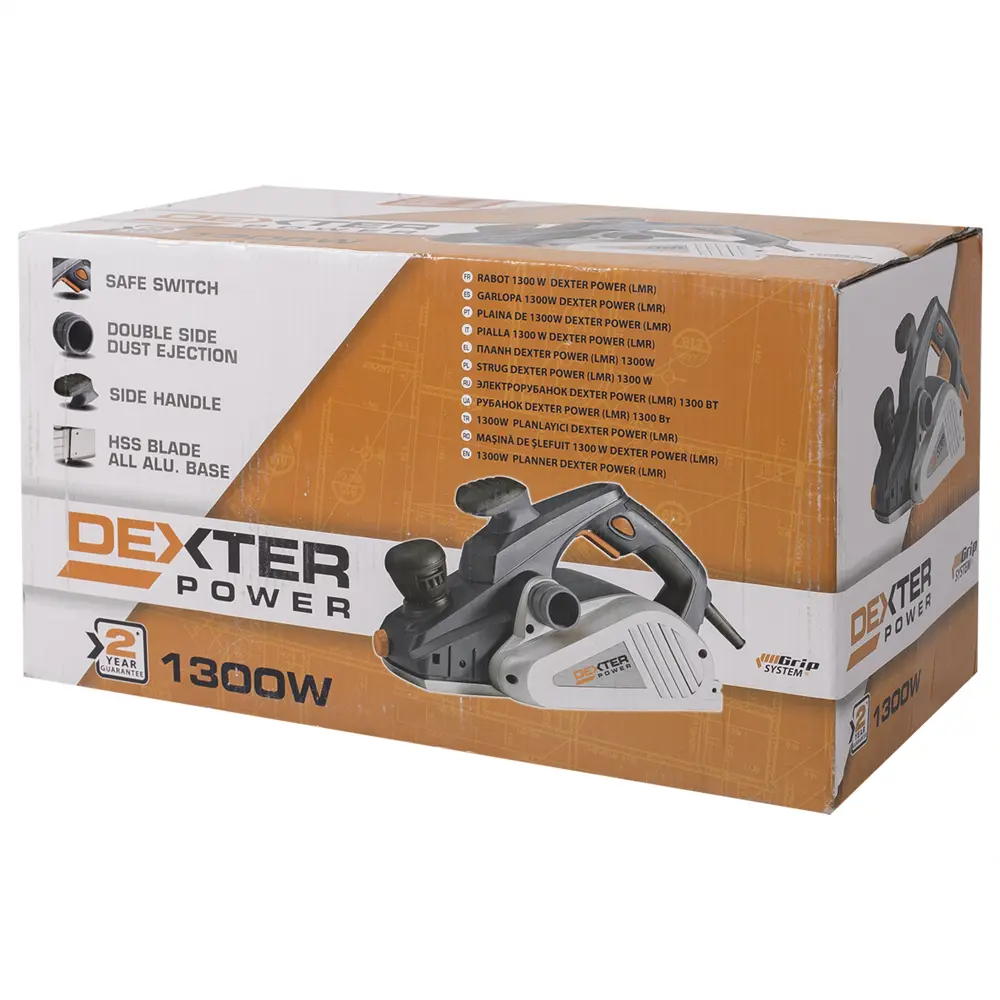 Рубанок электрический Dexter, 1300 Вт, 102 мм DEXTER POWER STLM-2203863 - Вид №3