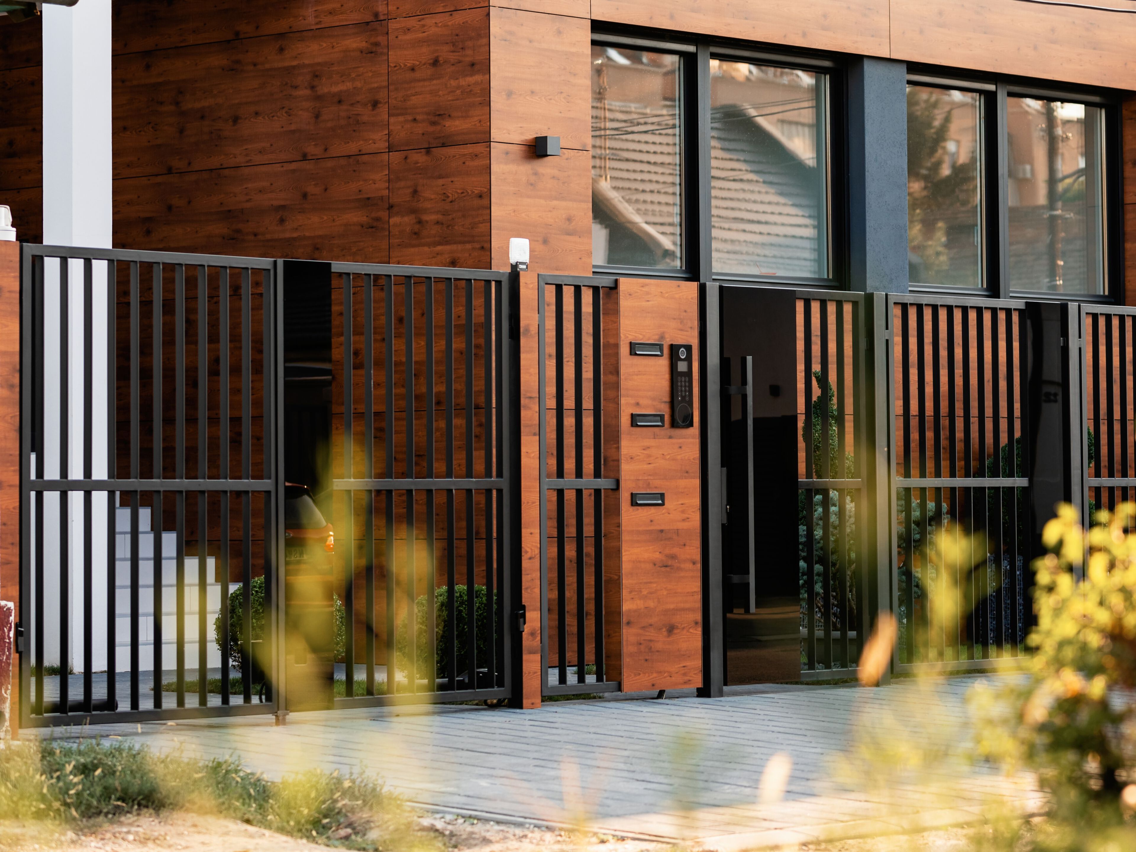 Экструдированный алюминиевый забор / ворота ALBA ARCH-00009629