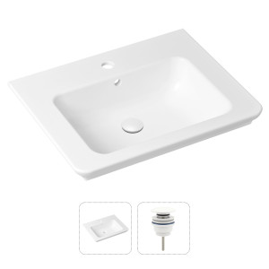 90760180 Раковина накладная 21520867 60см, с донным клапаном Bathroom Sink STLM-0371714 LAVINIA BOHO