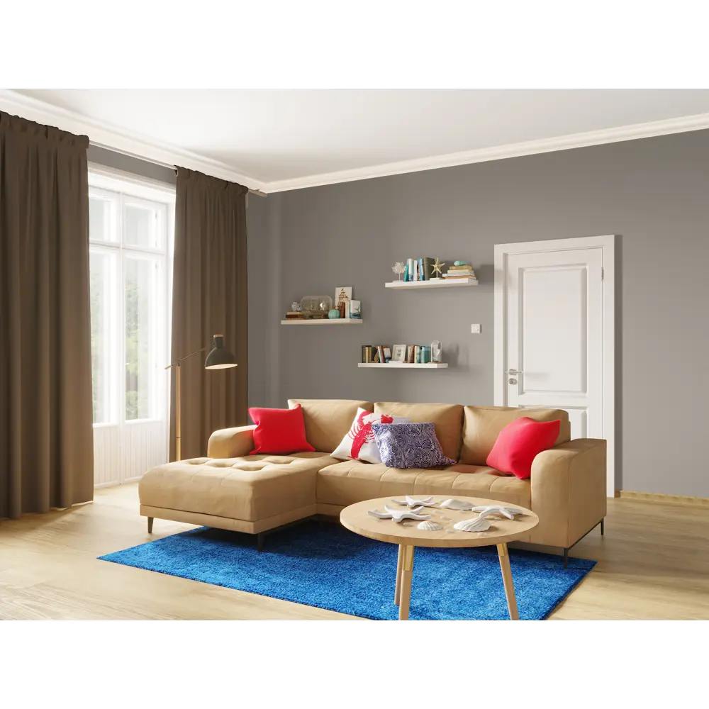 Краска для стен и потолков Trend Farbe цвет Галечный серый 2.5 л Dufa STLM-2037530 - Вид №4