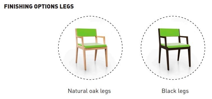 Деревянный стул и QM Foam с подлокотниками Quinze & Milan номер 26 ARCH-00052536 - Вид №6