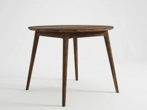KARPENTER Круглый деревянный стол для гостиной Vintage