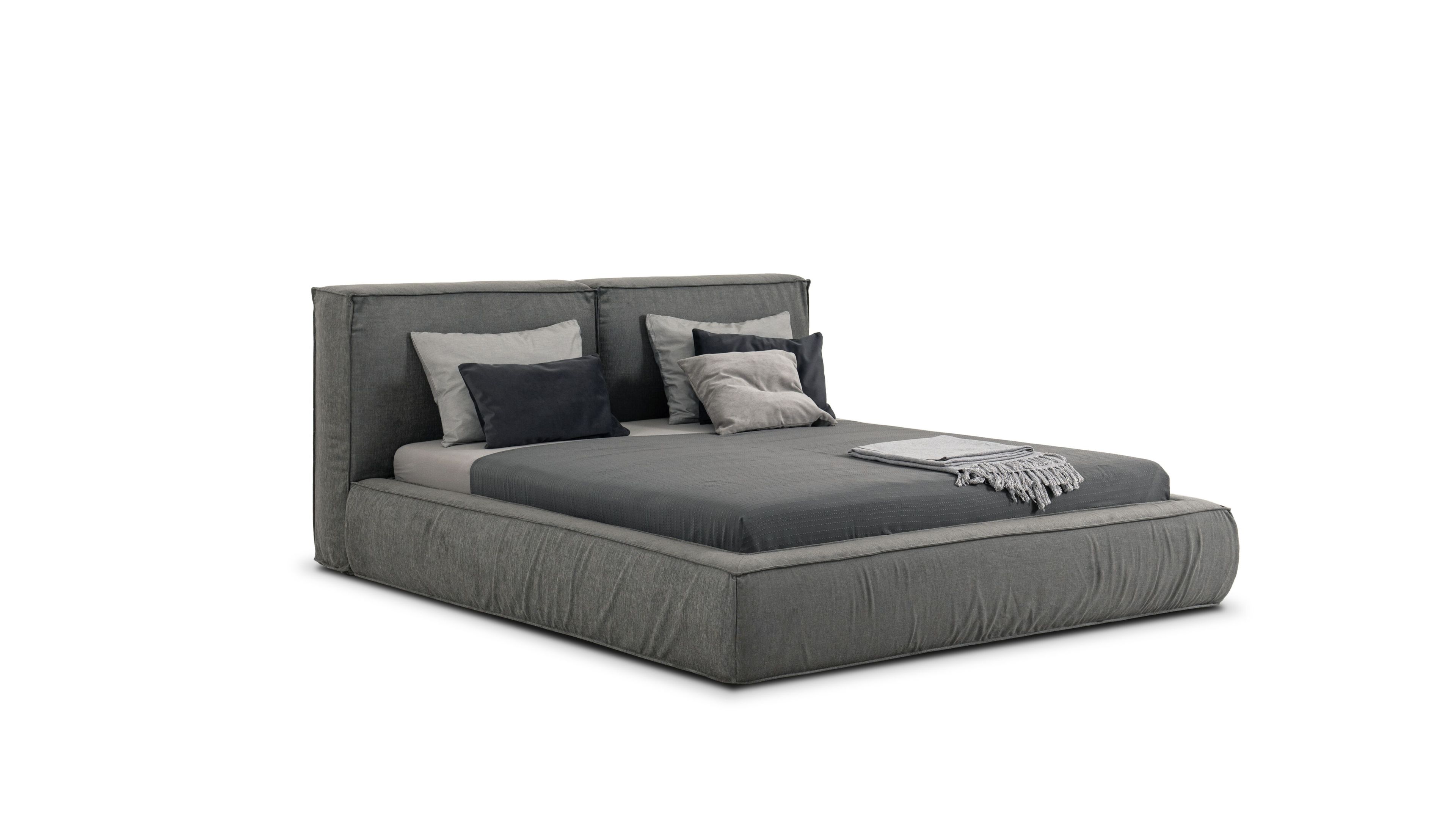 Двуспальная мягкая кровать для хранения ткани Nobonobo Umo ARCH-00127815 - Вид №1