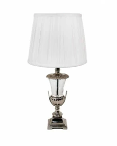 Настольная лампа Emie 5449 PUSHA ИНТЕРЬЕРНЫЕ 062084 Белый;прозрачный;хром