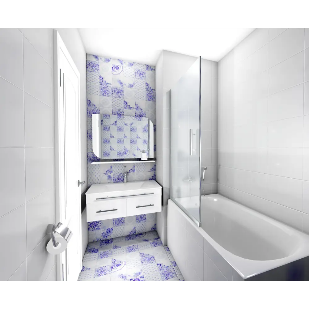Плитка напольная Gzhelis G 30x30см 1.35 м² разноцветная Santreyd STLM-2057778 - Вид №6
